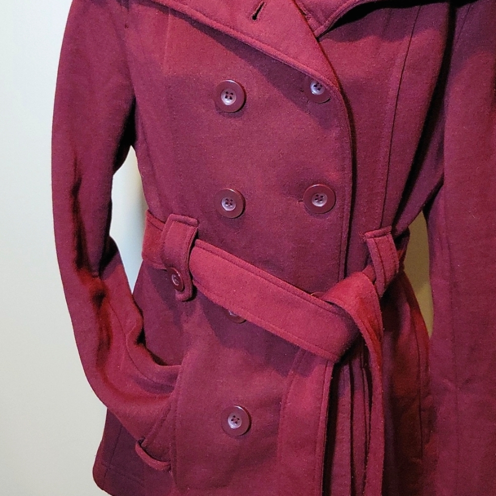 CiSono Lightweight Maroon Double Breasted jacket